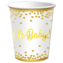 24 pieces 9oz Paper Cup - Plastic Drinkware
