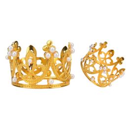 12 pieces Mini Tiara Deco 5*3.7cm - Party Hats & Tiara