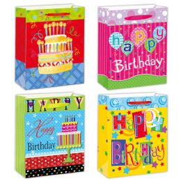 72 pieces B'day Bag 4.5x5.7x2.5"/s 72s - Gift Bags Everyday