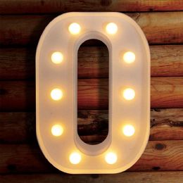 6 pieces 6.25" Plastic LighT-Up #o - Light Up Toys