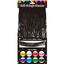 24 pieces Foil Fringe Banner 6.6ftx11.8in - Party Banners