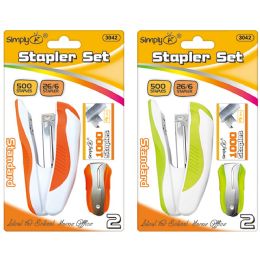 72 Pieces Standard Stapler Set with Remover and 1000-Piece Staples - Staples & Staplers