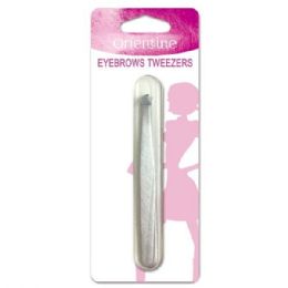 24 pieces Angled Tweezer - Scissors and Tweezers