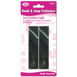24 pieces Hook&loop Fastener Black 20x1-inch - Sewing Supplies