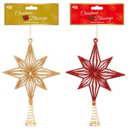 36 pieces 18cm X'mas Tree Topper - Christmas Decorations