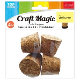 24 pieces 4ct Cork Stoppers 30x20x25mm - Craft Tools