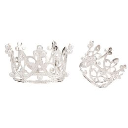 12 pieces Mini Tiara Deco 5*3.7cm - Party Hats & Tiara