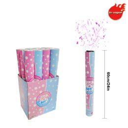 48 pieces Party Popper/pink 60cm 48s - Party Novelties