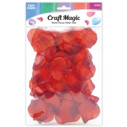 288 Pieces 150-Piece Satin Petal Red - Craft Kits