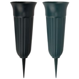 48 pieces #02751 Cemetery Spike Vase 48s 12-inch 4.5x12-inch - Glassware