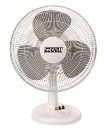 16-inch White Table Fan 1's - Electric Fans