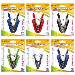 144 Pieces Staple Remover with Locker - Staples & Staplers