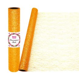 6 pieces Decoration Mesh Roll Orange 19-inchx5yd - Craft Tools
