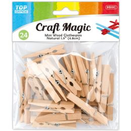 48 pieces 24pc/4.8cm Clothespins - Craft Tools