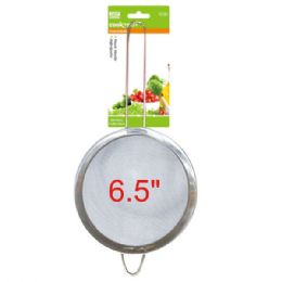 24 pieces 6.5-inch Strainer W/handle - Strainers & Funnels