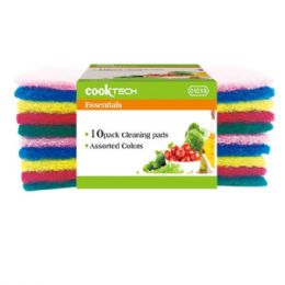 48 pieces #01019 10pc Scouring Pads 48s - Scouring Pads & Sponges