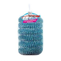 48 pieces 6pc Scouring Ball 48s - Scouring Pads & Sponges