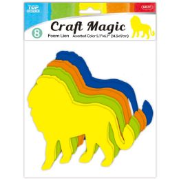 24 pieces 8ct/15cm Eva Lion Astd Colors - Scrapbook Supplies