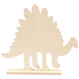 24 pieces Wood Standing Dinosaur 25x28x0.4cm - Wall Decor