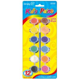 36 pieces 12ct Watercolor - Paint, Brushes & Finger Paint