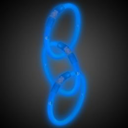 210 Pieces Blue Glow Bracelets 3's - LED Party Supplies