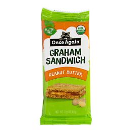 48 pieces of Once Again Gluten Free Organic Peanut Butter Graham Cracker Sandwiches - 1.59 Oz.