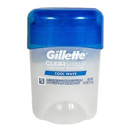 36 pieces Gillette Cool Wave Clear Gel Antiperspirant And Deodorant For Men  - 0.5 Oz. - Deodorant