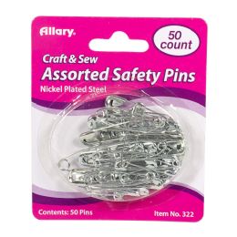 60 pieces Allary Safety Pins - 50ct - Sewing Supplies