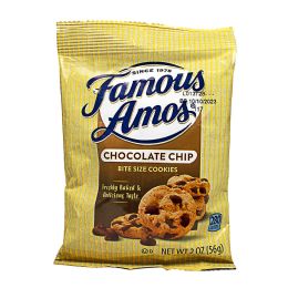 126 pieces of Famous Amos Bite Size Chocolate Chip Cookies - 2 Oz.
