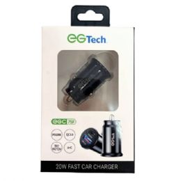 24 pieces Eg Tech 20w Fast Car Charger With Dual UsB-A & UsB-C Ports - Chargers & Adapters