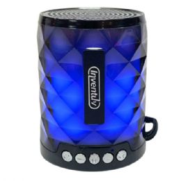 5 pieces Sparkle Wireless Portable Bluetooth Speaker With Rgb Light In Black - Speakers and Microphones