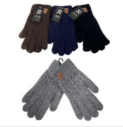 Wholesale Footwear Cable Knit Touch Screen Gloves