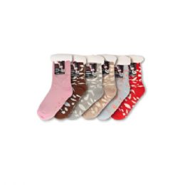 180 Pairs Sherpa Socks 15 Asst Style - Womens Sherpa Socks