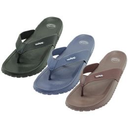 Wholesale Footwear Men's Wave Super Soft Thong Sport Sandals