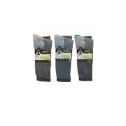 48 Pairs of Men's Marled Knit Thermal Work Socks