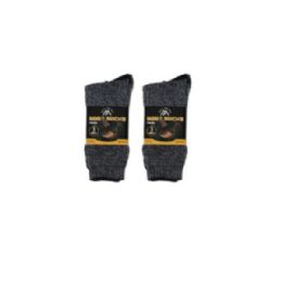 72 Pairs of Men's Dark Gray Thermal Insulated Socks