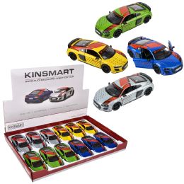 144 pieces of 5" Diecast Pull Back 2020 Audi R8 Coupe Livery 12ct