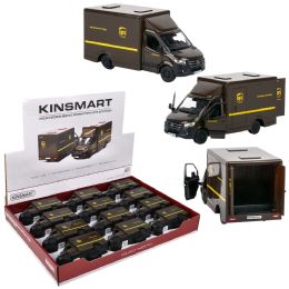 144 pieces of 5" Diecast Ups MercedeS-Benz Sprinter Box Truck 12ct