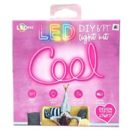 Ledeez 6 Foot Diy Neon Pink Wire Light Sign Kit