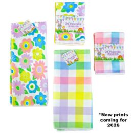 24 pieces Kitchen Textiles Easter/spring 2pk Dishcloth/1 Towel Ht/jhook/wrap Card - Kitchen Towels