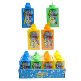 16 pieces Bubble Play Kit 16oz W/3pc Wand & Tray Inside Indent 16pc Pdq/4ast Clrs - Bubbles