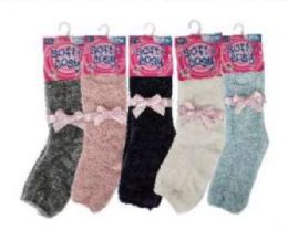Plain Colors Fuzzy Socks