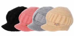 Ladies Visor Cap Thermal Heated Hat