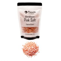24 pieces of Popsalts Himalayan Pink Salt 1 Pound Pouch Coarse Grain Kosher And Natural Certified