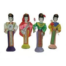 240 Pieces 10 Inches Height Chinese Hand Make Tradition Silk Beauty Doll - Dolls & Accessories