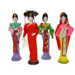 60 Pieces 16 Inches Height Chinese Hand Make Tradition Silk Beauty Dolls - Dolls & Accessories