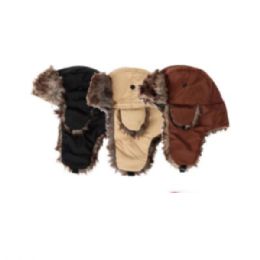 36 Wholesale Mens Trapper Hat
