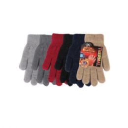 72 Pairs Ladies Heated Thermal Winter Gloves - Knitted Stretch Gloves