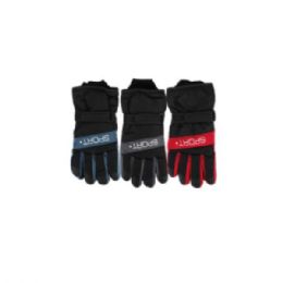 Men Winter Outdoor Thick Sports Ski Thermal Insulation Waterproof Gloves