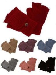 36 Pieces of Lady's Fingerless Glove Mix Colors
